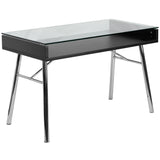 Desk with Tempered Glass Top