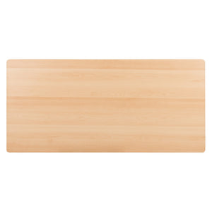 English Elm Desk with Three Drawer Pedestal and Pull-Out Keyboard Tray