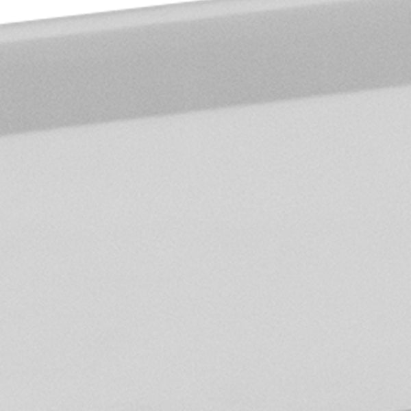 English Elm Glass Desk with Black Pedestal Metal Frame