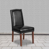 Series Parsons Chair with Silver Accent Nail Trim