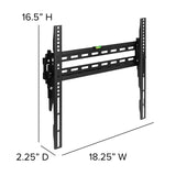 English Elm Tilt TV Wall Mount with Built-In Level - Fits most TV's 32" - 55" (Weight Capacity 120LB)