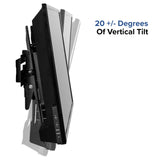 English Elm Tilt TV Wall Mount with Built-In Level - Fits most TV's 32" - 55" (Weight Capacity 120LB)