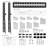 English Elm Tilt TV Wall Mount with Built-In Level - Fits most TV's 40" - 84" (Weight Capacity 140LB)