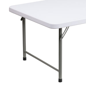 English Elm Commercial Grade 4.93-Foot Kid's Plastic Folding Table