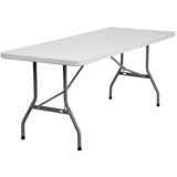 English Elm Commercial Grade 6-Foot Plastic Folding Table