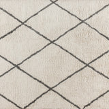 English Elm Shag Style Diamond Trellis Area Rug - 8' x 10' - Polyester (PET)