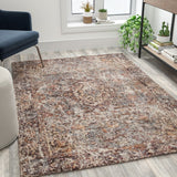 Old English Style Rug - 5' x 7' - Handmade Micro Polyester - Fade Resistant - Soft & Durable