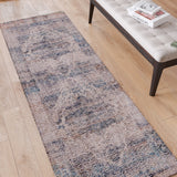 English Elm Artisan Old English Style Traditional Rug - 2'x6' - Polyester