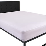 English Elm Premium Fitted 100% Waterproof-Hypoallergenic Vinyl Free Mattress Protector - Breathable Fabric Surface, Full