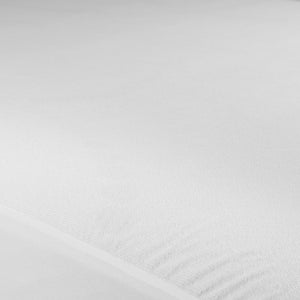 English Elm Premium Fitted 100% Waterproof-Hypoallergenic Vinyl Free Mattress Protector - Breathable Fabric Surface, Queen