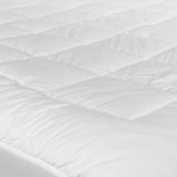 English Elm Mattress Pad - Deep Pocket - King Size - Quilted Cotton Top - Hypoallergenic - Fits 8"-21" Mattresses