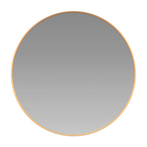 English Elm 36" Round Metal Framed Wall Mirror - Large Accent Mirror for Bathroom, Vanity, Entryway, Dining Room, & Living Room