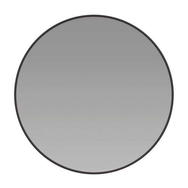 English Elm 36" Round Metal Framed Wall Mirror - Large Accent Mirror for Bathroom, Vanity, Entryway, Dining Room, & Living Room