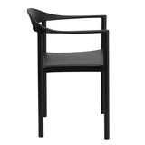 English Elm Commercial Grade Series 1000 lb. Capacity Plastic Cafe Stack Chair