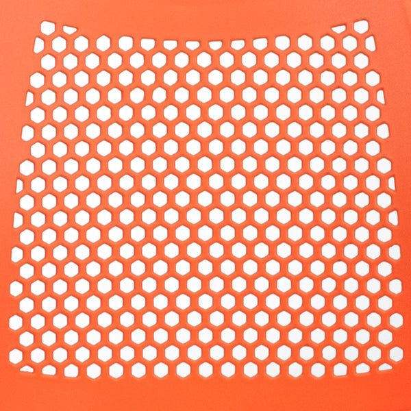 English Elm Commercial Grade Series 661 lb. Capacity Stack Chair with Air-Vent Back and Black Powder Coated Sled Base