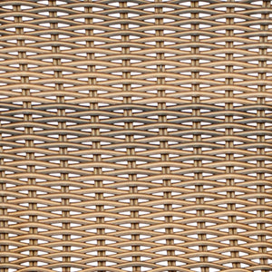 English Elm Commercial Grade Commercial Grade Indoor-Outdoor PE Rattan Restaurant Barstool with Black Aluminum Frame and Footrest