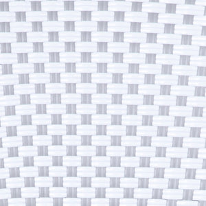 English Elm Commercial Grade - Set of 2 Stackable Indoor/Outdoor French Bistro 30" High Barstools, Commercial Grade, White/ and Bamboo Finish