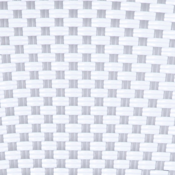 English Elm Commercial Grade - Set of 2 Stackable Indoor/Outdoor French Bistro 30" High Barstools, Commercial Grade, White/ and Bamboo Finish