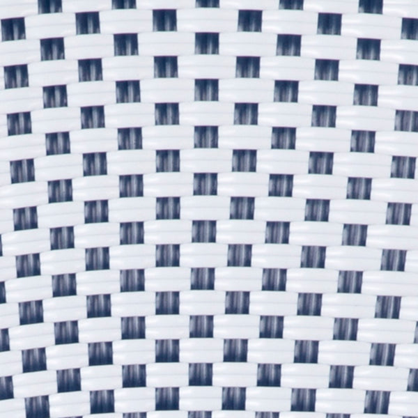 English Elm Commercial Grade - Set of 2 Stackable Indoor/Outdoor French Bistro 30" High Barstools, Commercial Grade, White/Navy and Bamboo Finish