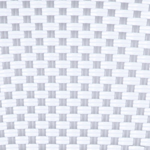 English Elm Commercial Grade Stackable Indoor/Outdoor French Bistro 26" High Counter Height Stool, Commercial Grade, White/ and Bamboo Finish