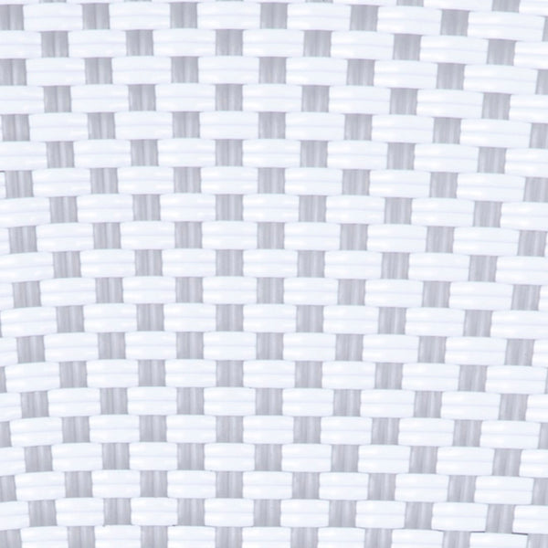 English Elm Commercial Grade Stackable Indoor/Outdoor French Bistro 26" High Counter Height Stool, Commercial Grade, White/ and Bamboo Finish