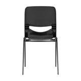 English Elm Commercial Grade Heavy-Duty Flex Comfort Classroom Stack Chair with Powder-Coated Frame and Ergonomic Back and Seat