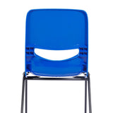 English Elm Commercial Grade Heavy-Duty Flex Comfort Classroom Stack Chair with Powder-Coated Frame and Ergonomic Back and Seat