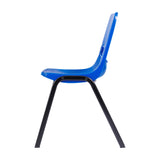 English Elm Commercial Grade Heavy-Duty Flex Comfort Classroom Stack Chair with Powder-Coated Frame and Ergonomic Back and Seat