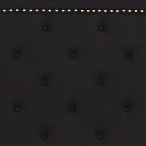 English Elm Twin Size Tufted Upholstered Platform Bed in Fabric