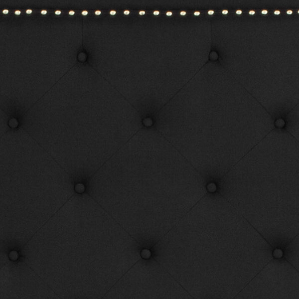 English Elm Full Size Tufted Upholstered Platform Bed in Fabric with 10 Inch CertiPUR-US Certified Pocket Spring Mattress