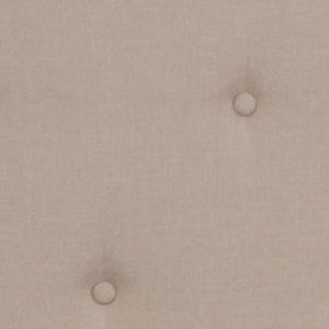 English Elm Twin Size Tufted Upholstered Platform Bed in Fabric