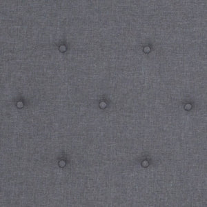 English Elm Full Size Tufted Upholstered Platform Bed in Fabric with 10 Inch CertiPUR-US Certified Pocket Spring Mattress