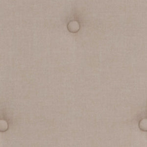 English Elm Twin Size Tufted Upholstered Platform Bed in Fabric with Pocket Spring Mattress