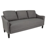 English Elm Upholstered Sofa