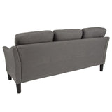 English Elm Upholstered Sofa