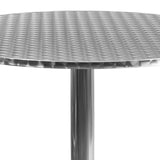 English Elm Commercial Grade 31.5'' Round Indoor-Outdoor Table with Base