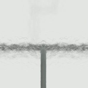 English Elm Commercial Grade 31.5" x 55" Silver Rectangular Tempered Glass Metal Table with Umbrella Hole