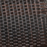 English Elm Commercial Grade Commercial Grade Stacking Patio Chair, All Weather PE Rattan Wicker Patio Dining Chair