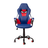 English Elm Commercial Grade Ergonomic PC Office Computer Chair - Adjustable Red & Designer Gaming Chair - 360° Swivel - Red Dual Wheel Casters