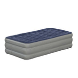 English Elm 18 inch Air Mattress with ETL Certified Internal Electric Pump and Carrying Case - Twin