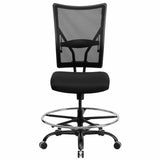 English Elm Commercial Grade Series Big & Tall 400 lb. Rated Mesh Ergonomic Drafting Chair