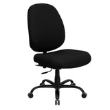 English Elm Commercial Grade Series Big & Tall 400 lb. Rated Fabric Executive Swivel Ergonomic Office Chair with Adjustable Back