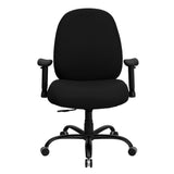 English Elm Commercial Grade Series Big & Tall 400 lb. Rated Fabric Executive Ergonomic Office Chair with Adjustable Back and Arms