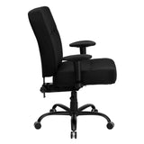 English Elm Commercial Grade Series Big & Tall 400 lb. Rated Rectangular Back Ergonomic Office Chair with Arms