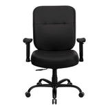 English Elm Commercial Grade Series Big & Tall 400 lb. Rated Executive Ergonomic Office Chair with Adjustable Arms