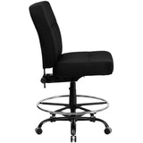 English Elm Commercial Grade Series Big & Tall 400 lb. Rated Ergonomic Drafting Chair with Rectangular Back