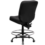 English Elm Commercial Grade Series Big & Tall 400 lb. Rated Ergonomic Drafting Chair