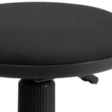 English Elm Commercial Grade Ergonomic Stool with Foot Ring