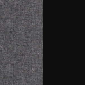 English Elm 3 Drawer Nightstand with Charging Station, 2 USB Ports, 1 Outlet, Metal Frame, Engineered Wood Top, Charcoal Drawers, Handles