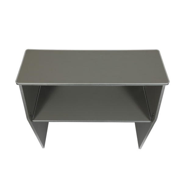 English Elm Commercial Grade 4' Slate Laminate Foldable Bar - Portable Event Bar